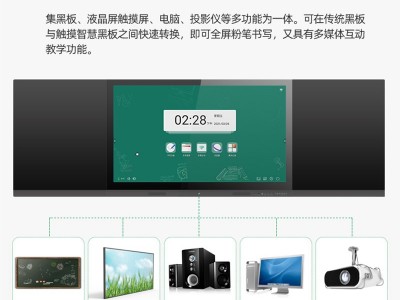 OWNEW 75 82 86寸纳米智慧黑板 多媒体教学一体机图2
