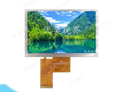 5.0寸高亮宽温TFT液晶显示屏800*480触摸屏图2
