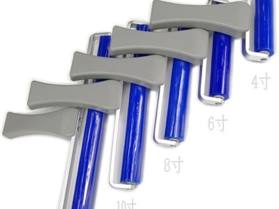 手动硅胶粘尘滚轮 机用粘尘滚轮 防静电滚轮生产厂家图2