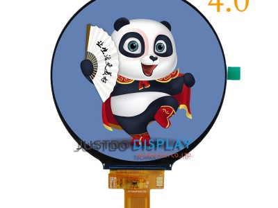 4.0寸圆形液晶显示屏 MIPI 720*720高清高亮圆屏图1